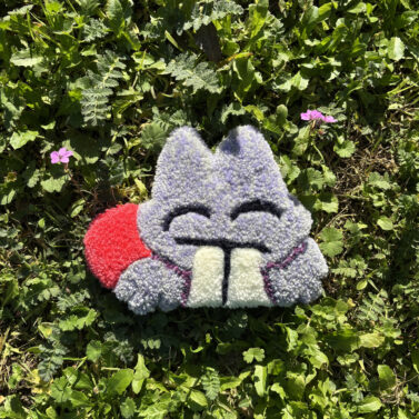 Mini lapinou à queue rose