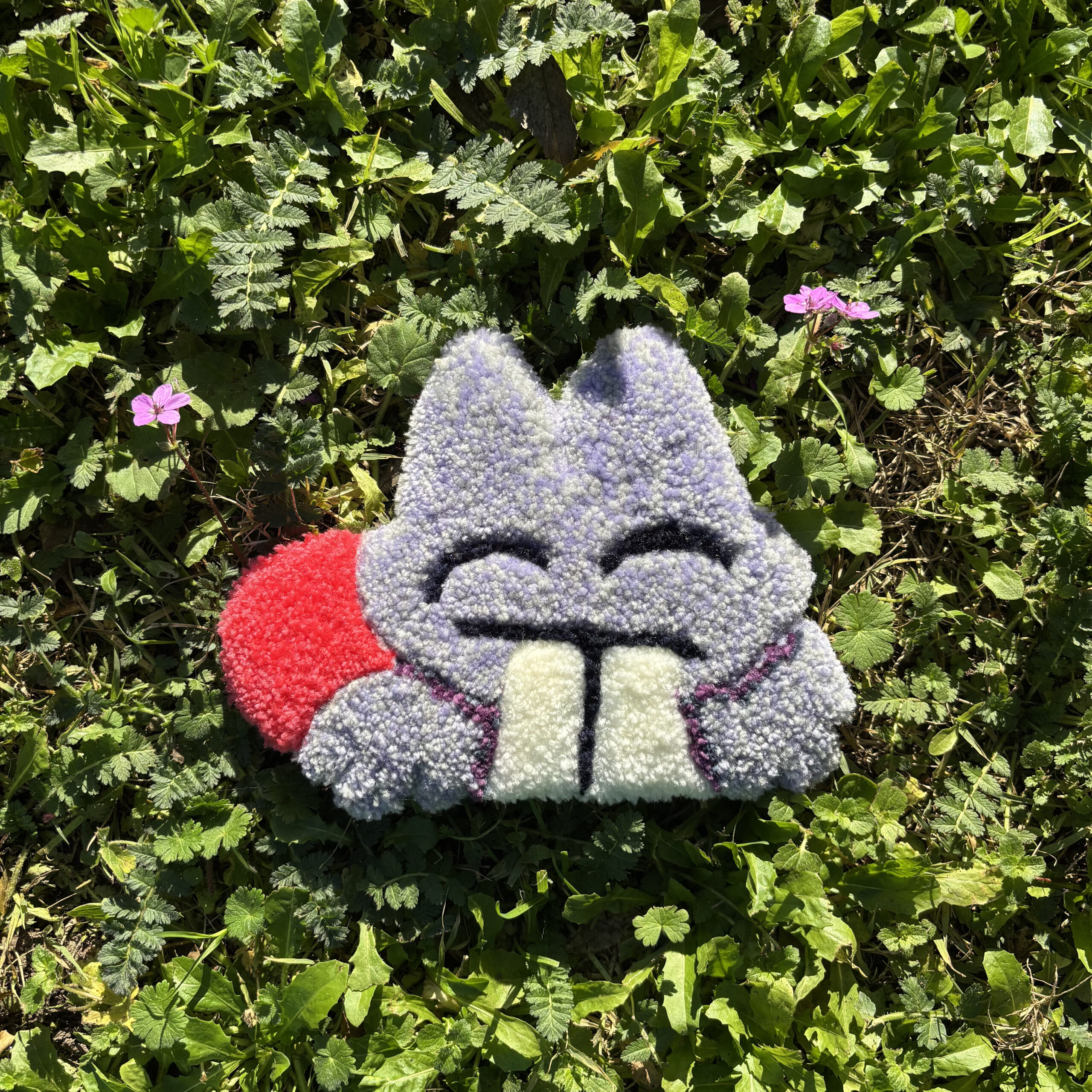 Mini lapinou à queue rose