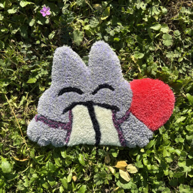 P'tit lapin à queue rose